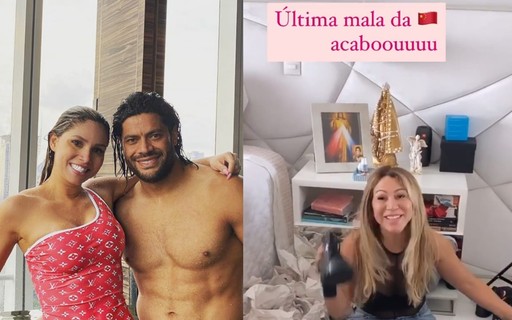 Dia do Solteiro: Hulk Paraíba curte hotel com noiva; ex-mulher celebra chegada de pertences que estavam na China